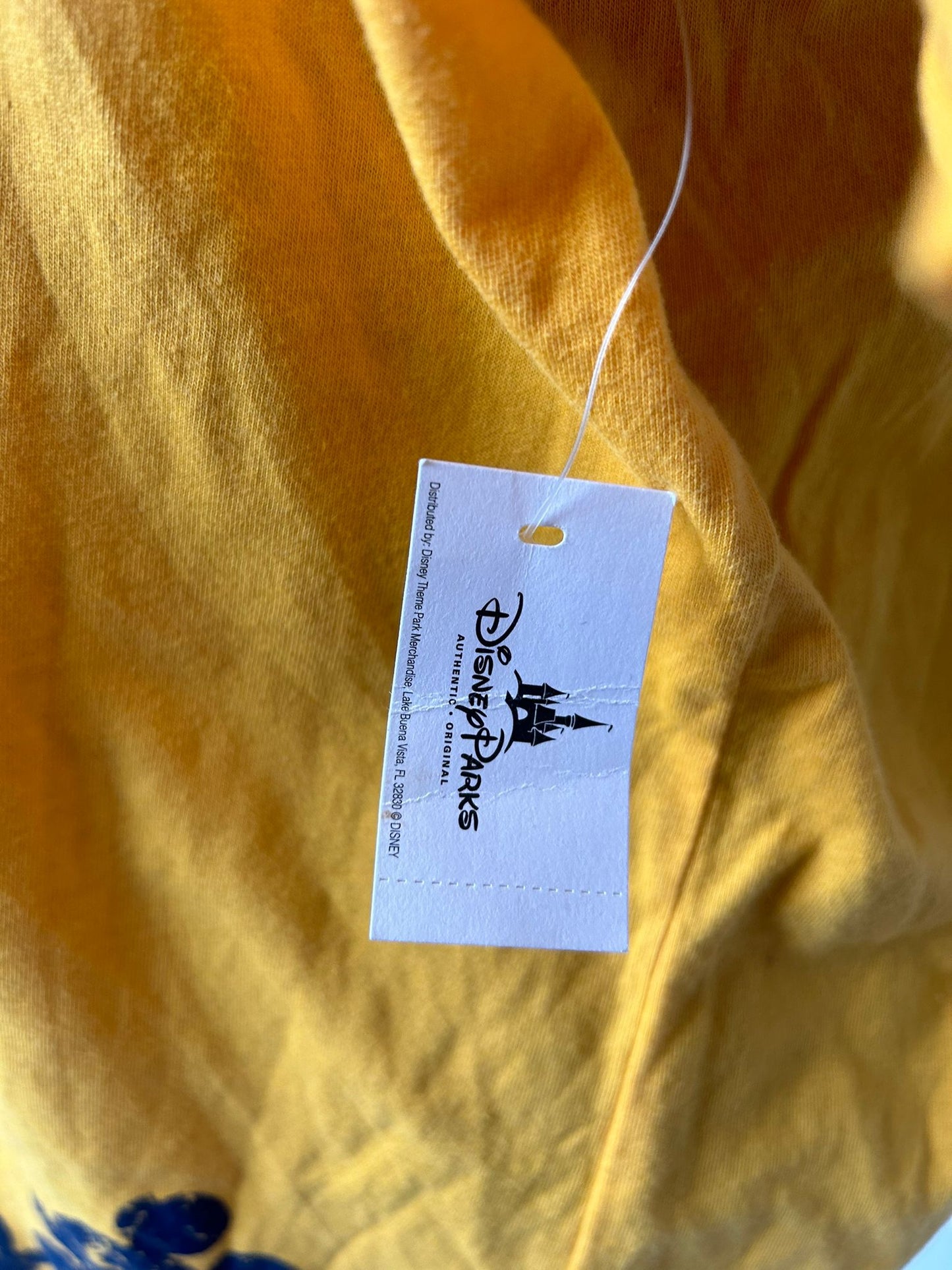 NWT *Disney Parks "Mickey Mouse" Yellow T-Shirt (sz XL)