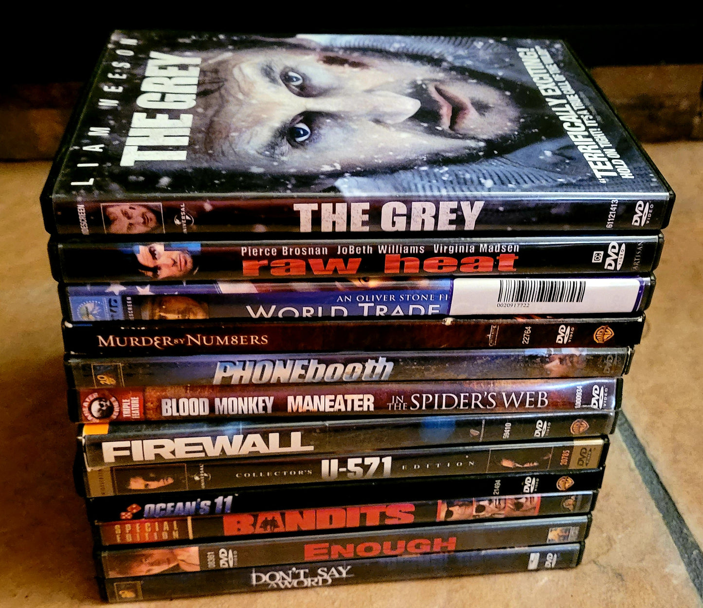 Collection of 12 Great Action/Suspense DVD's *Great