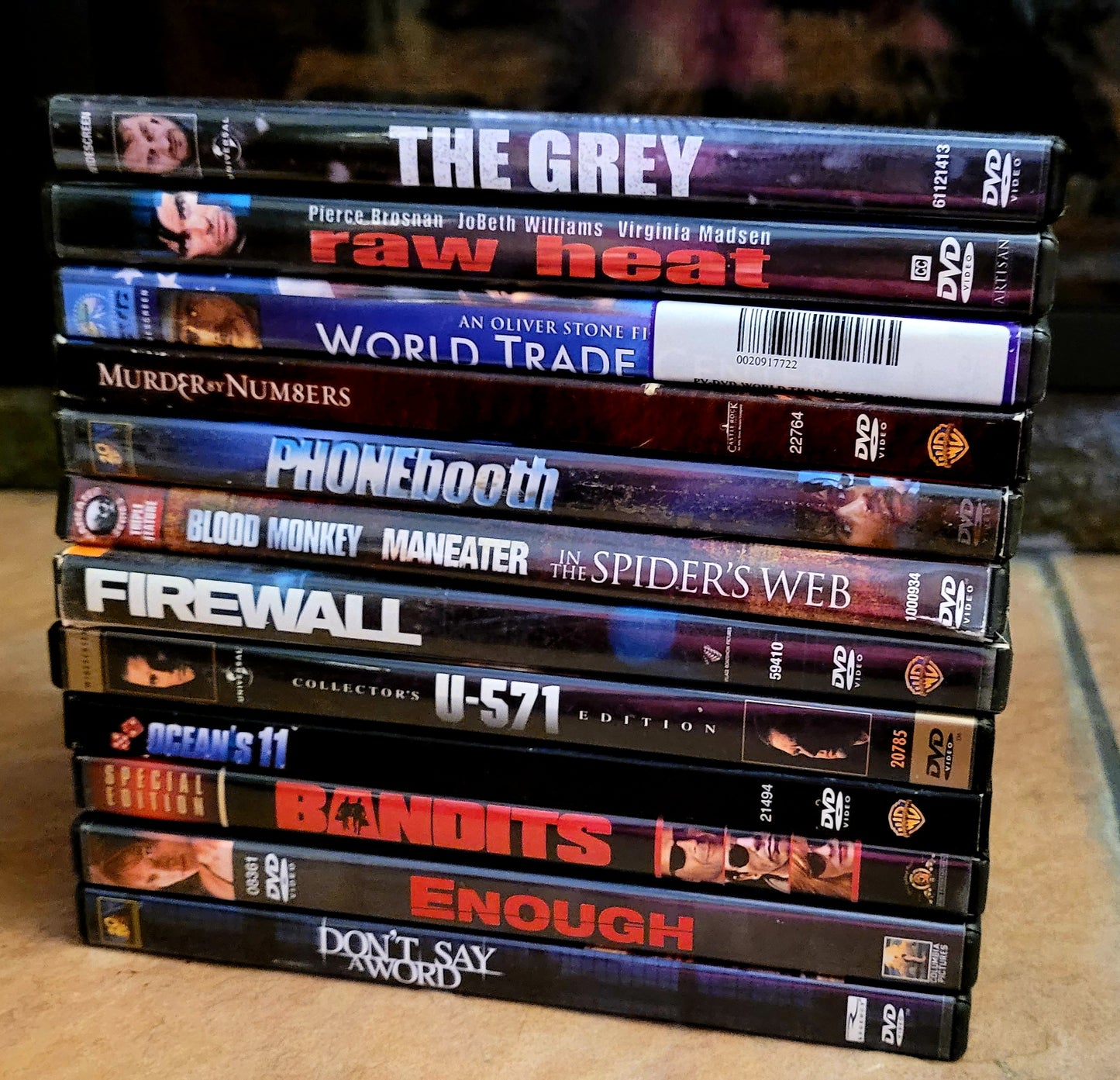 Collection of 12 Great Action/Suspense DVD's *Great