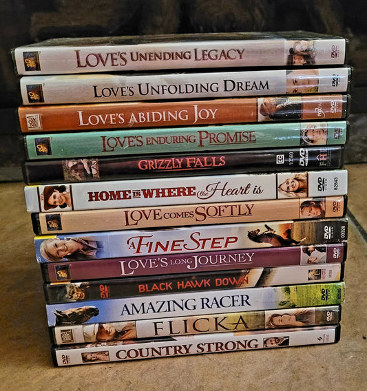 Collection of 13 Romance & Love Story DVD's *Work Great