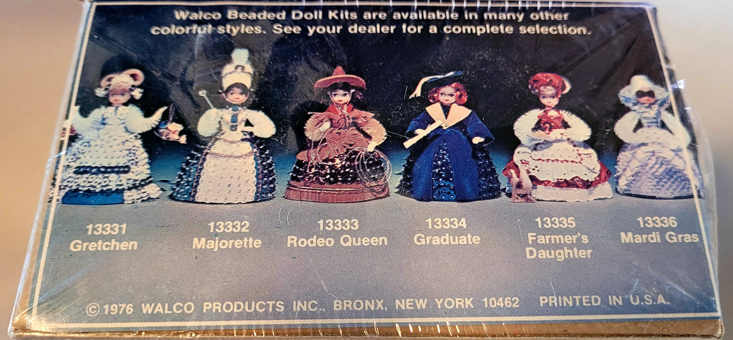 Nursery Rhyme Beaded Doll Kit 'BO BEEP' Country Girl Arts Crafts Vintage *New