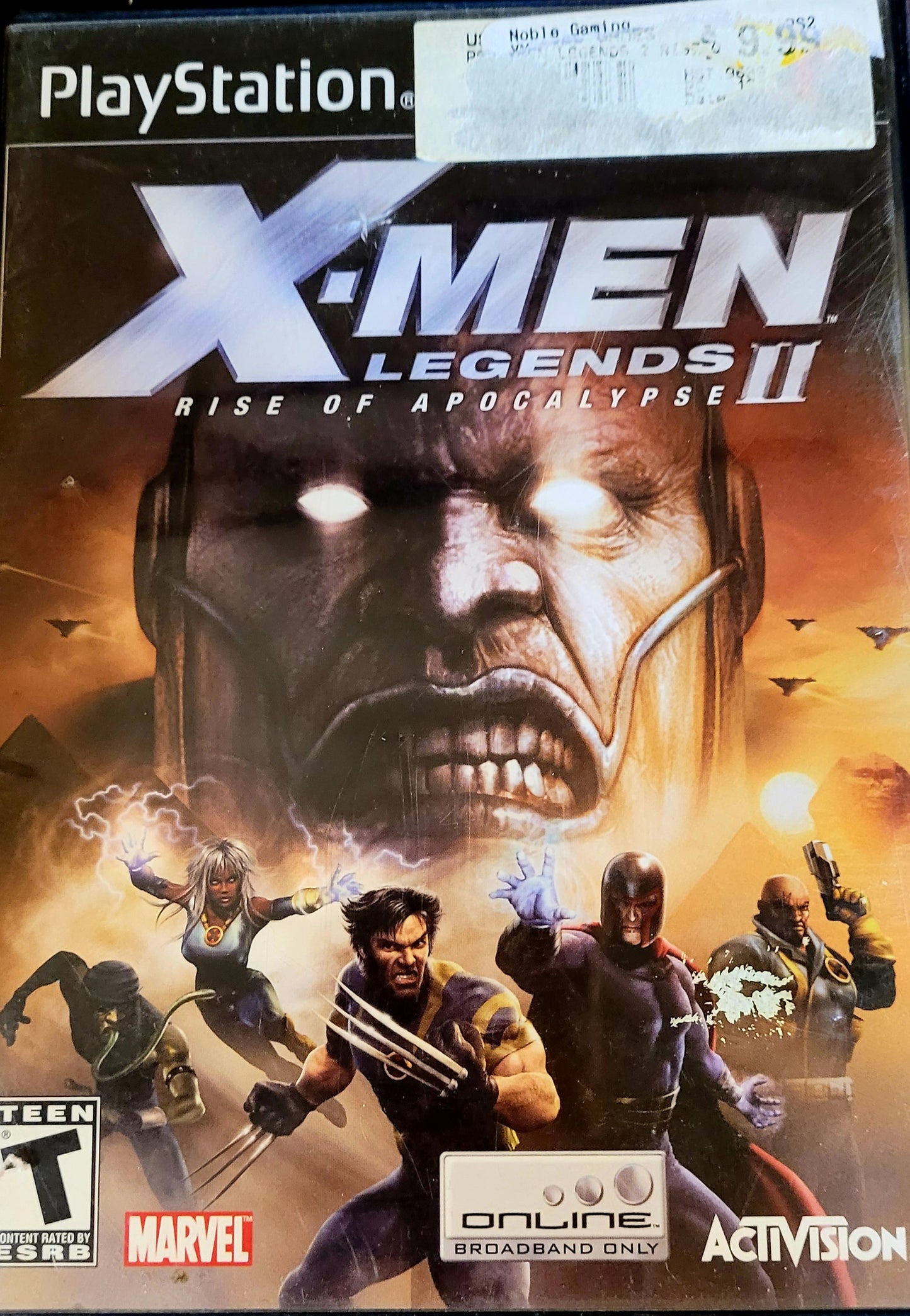 Three (3) X-Men PlayStation 2 Video Games