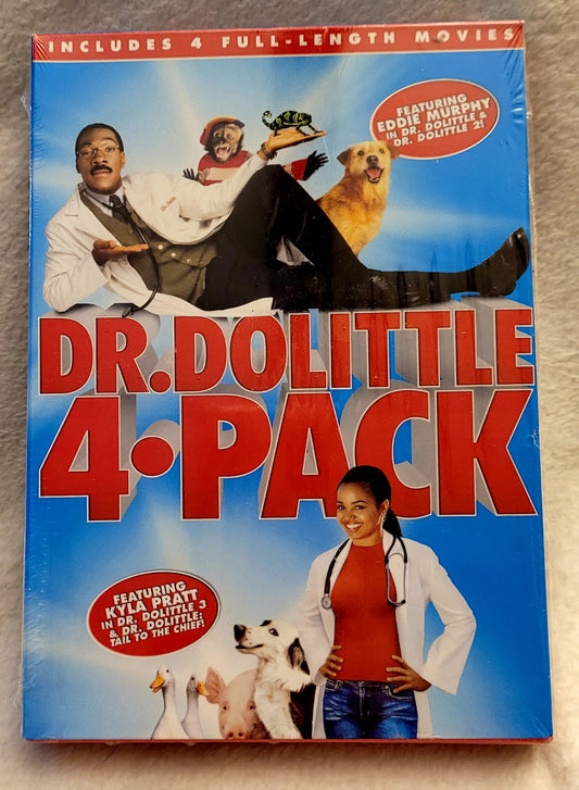 Brand New *Dr. Dolittle 4-Pack Full Length DVD Movies