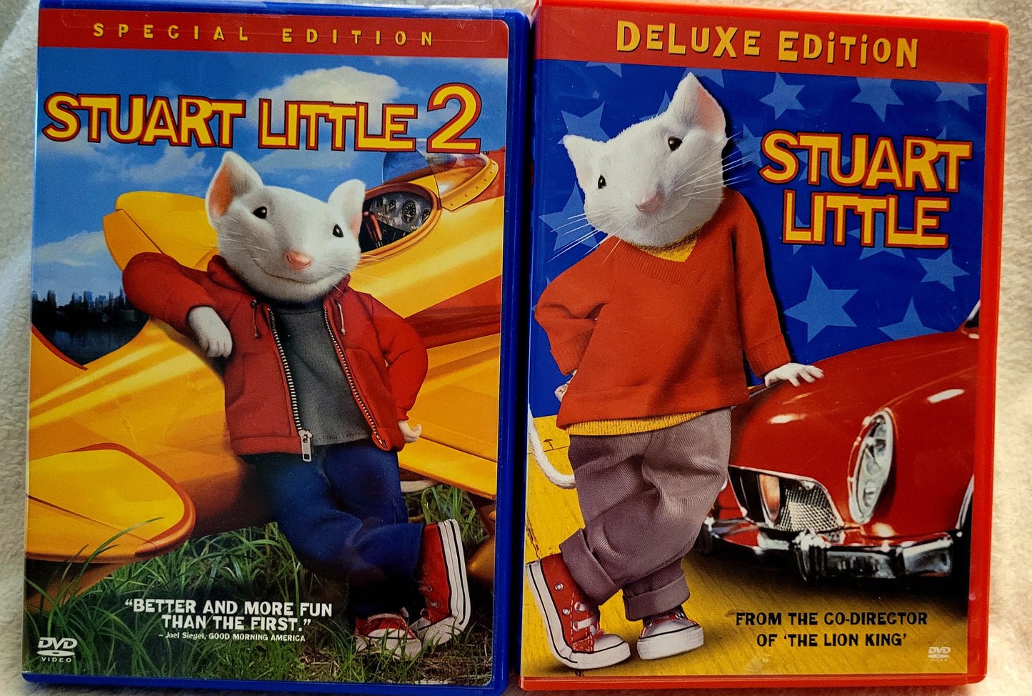 Two (2) Stuart Little DVD Movies *Stuart Little & Stuart Little 2