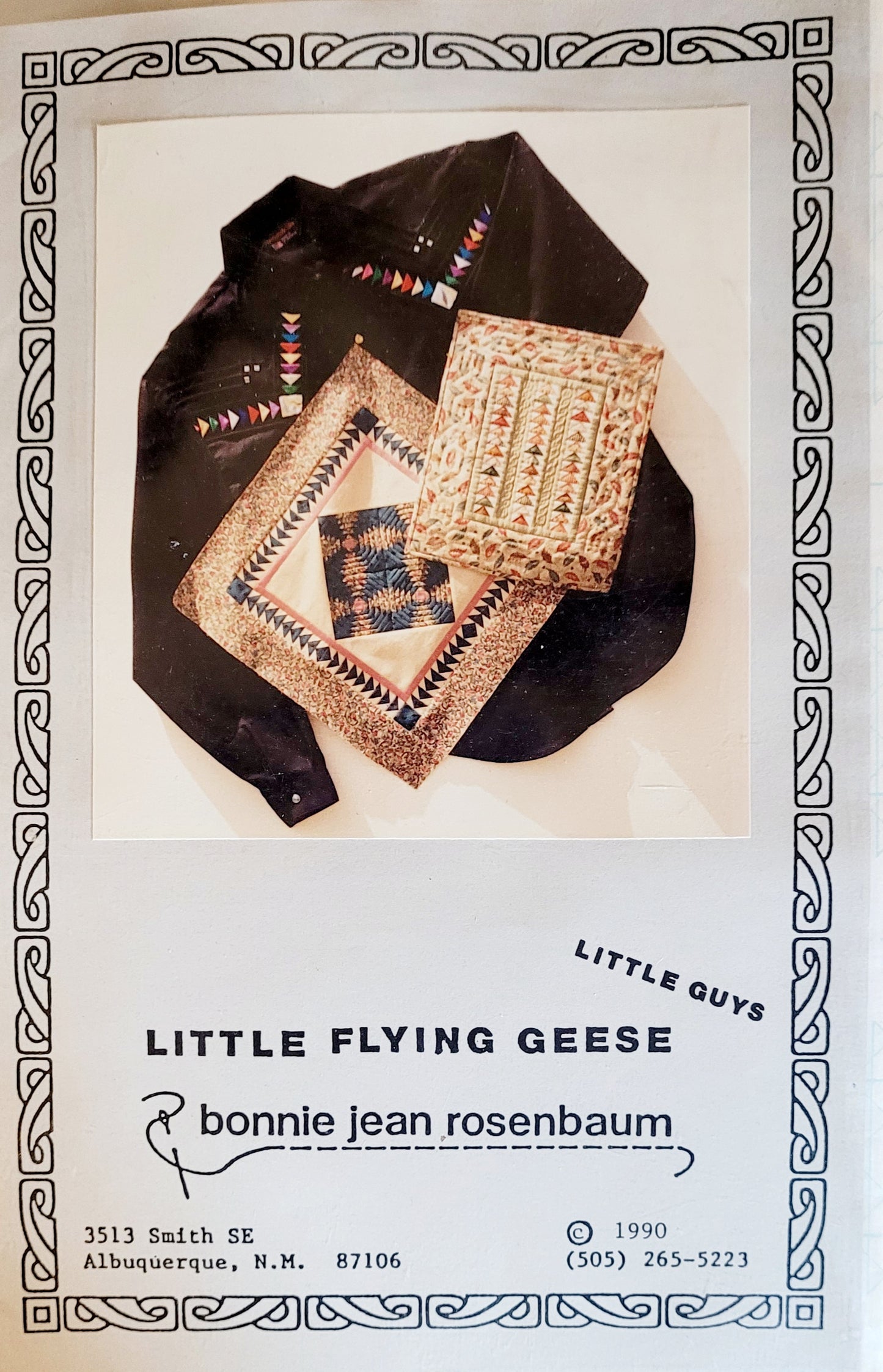 Little Flying Geese Pattern Bonnie Rosenbaum *New