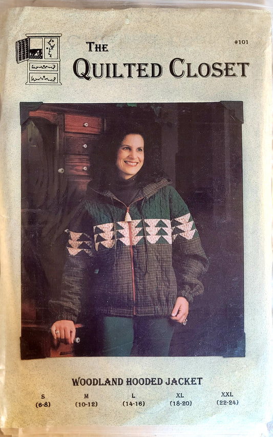 Quilted Closet 'Woodland Hooded Jacket' Pattern #101 (Sizes 6-24)