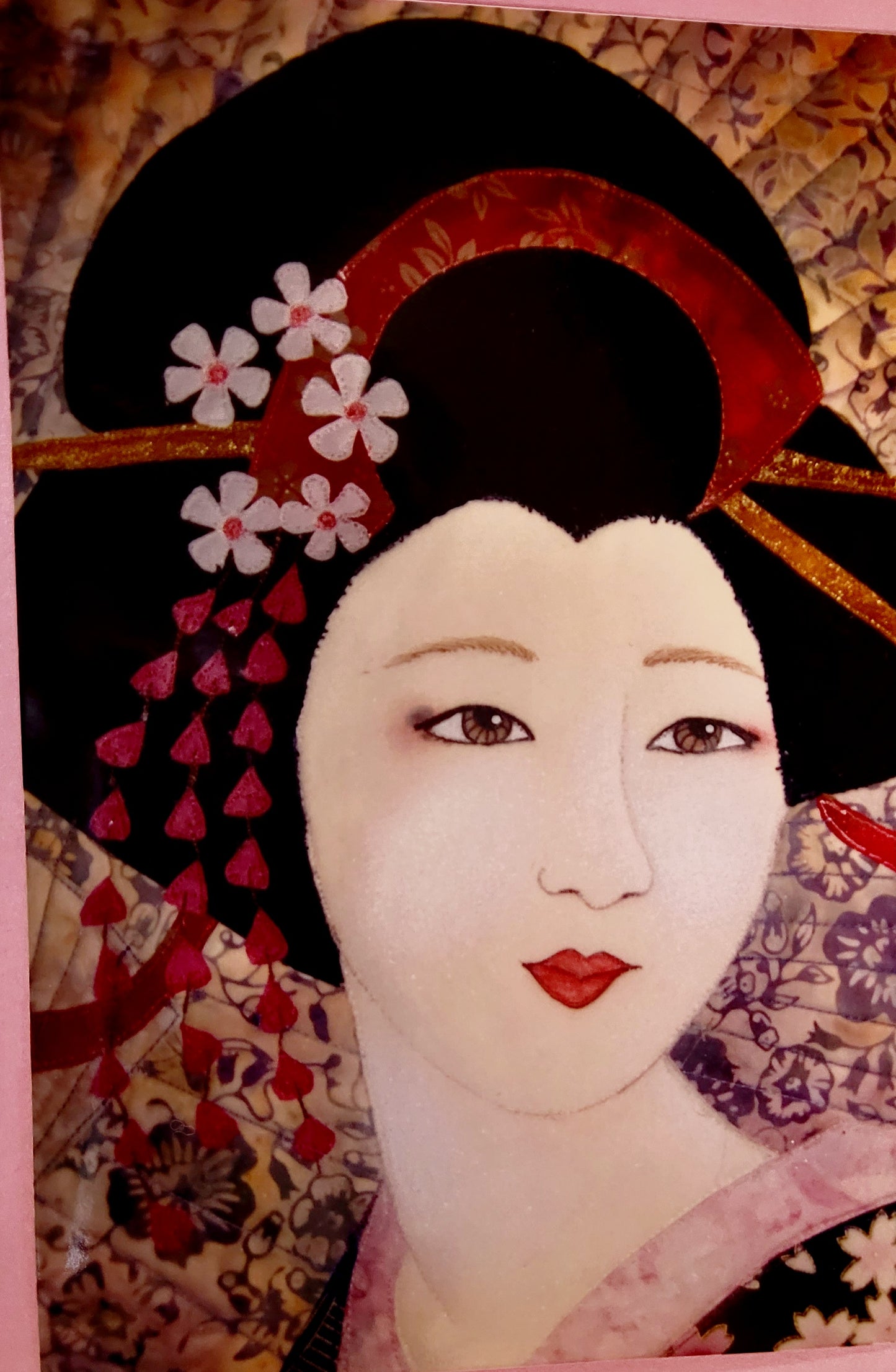 Seams Like Me 'Geisha With Parasol' Pattern #2874 (31"x 41") Quilt