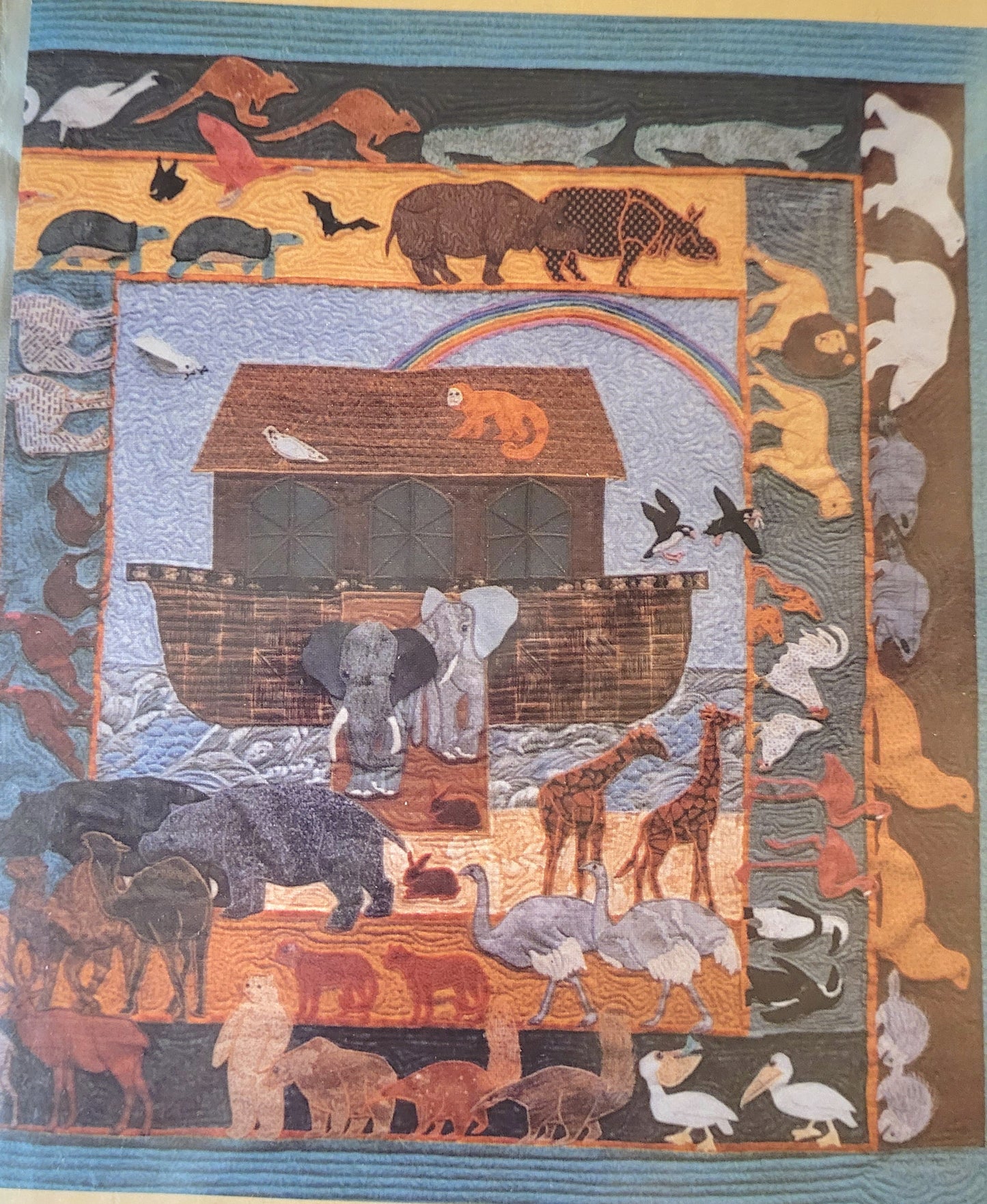 "Noah's Ark" Machine Applique Critter Pattern Works #9501