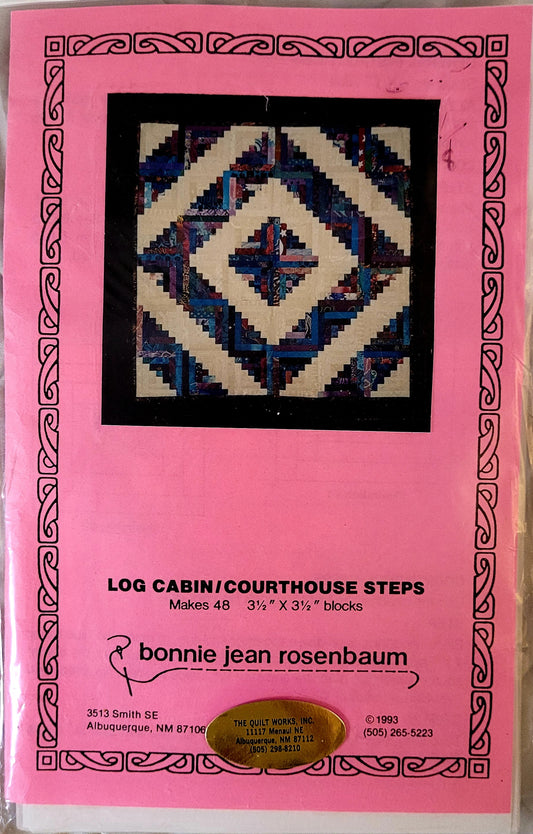 Log Cabin/Courthouse Steps *Makes 48 blocks (21" x 28")