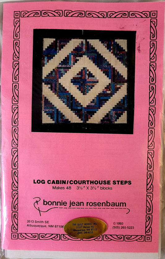 Log Cabin/Courthouse Steps *Makes 48 blocks (21" x 28")