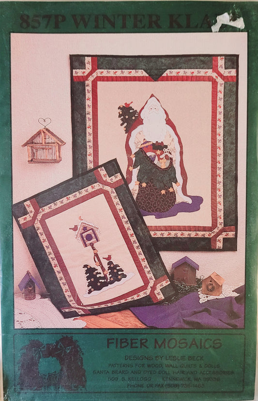 Winter Klaus #857P *Victorian Santa North Pole Mailbox Pattern