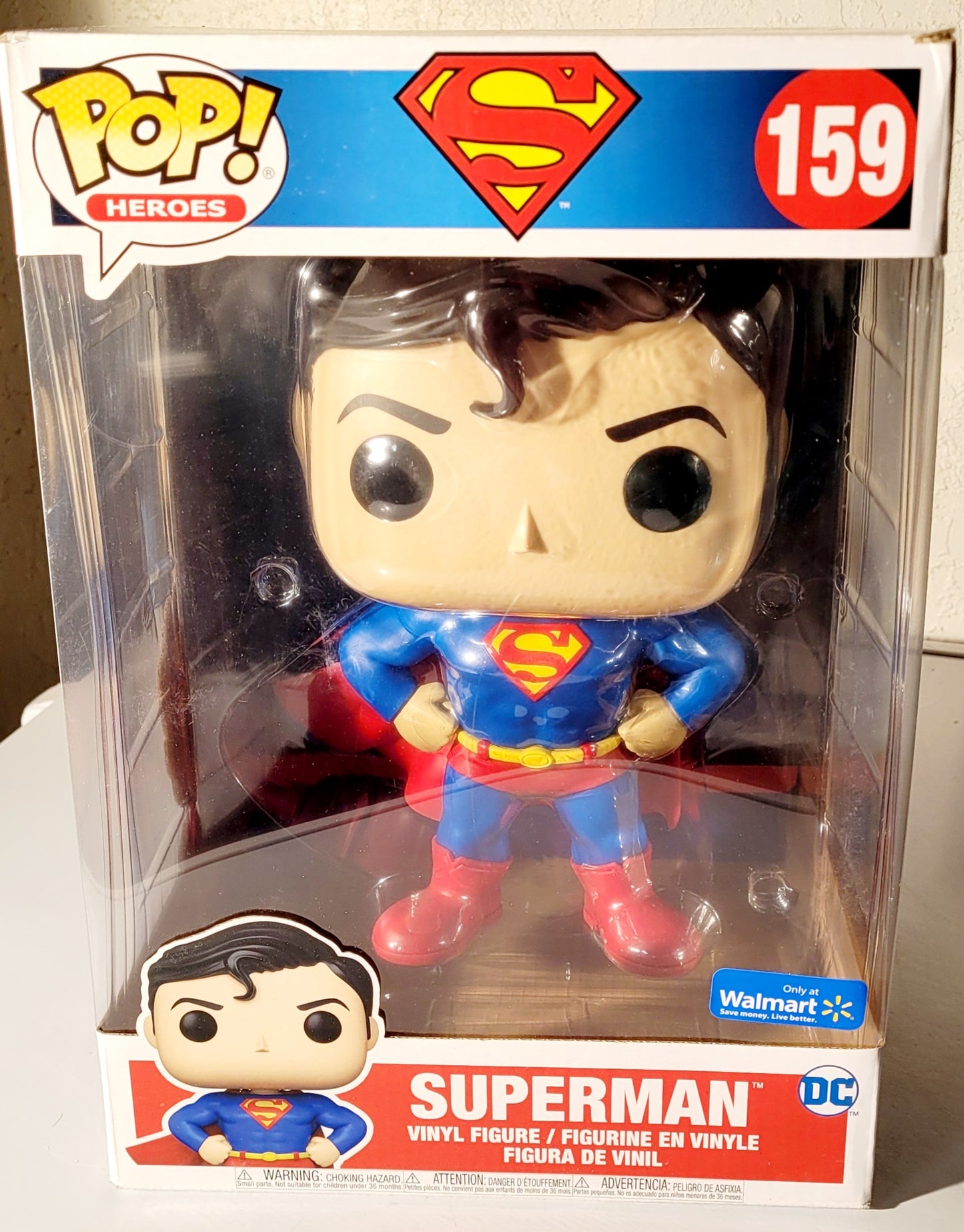 Funko Pop! Superman #159 Large 10" Bobblehead NIB