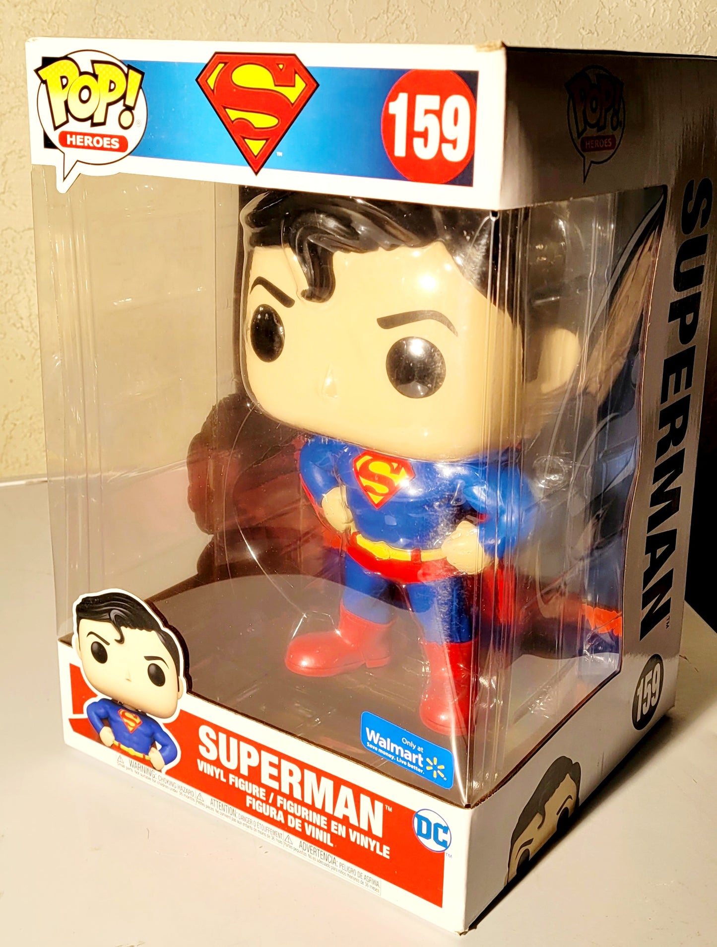 Funko Pop! Superman #159 Large 10" Bobblehead NIB