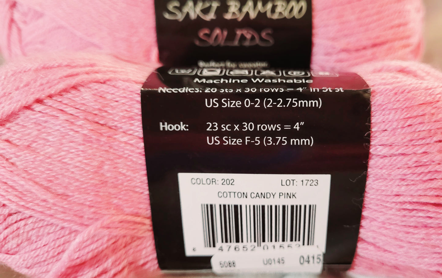 (3) Wisdom Yarns *Saki Bamboo Solids 690yds (Cotton Candy Pink)