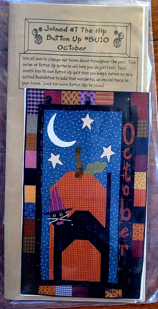 Joined at the Hip 'Button Up' BU10 October Kit (Black Cat)