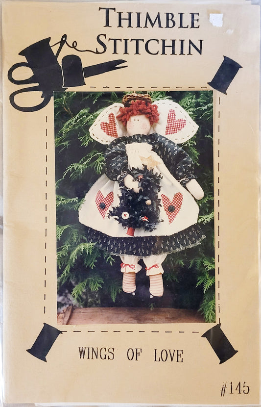 Thimble Stitchin *Wings of Love #145 Angel 18" Tall