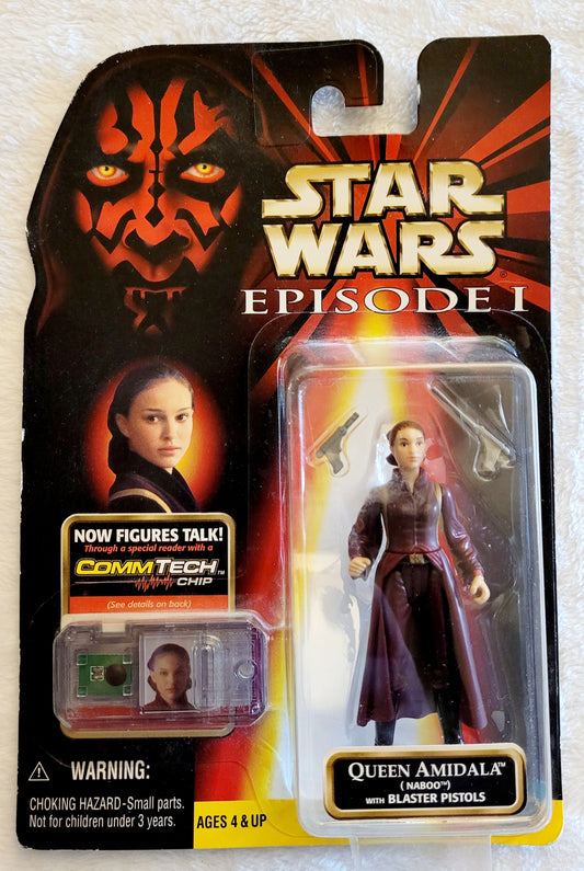 NEW *Star Wars Episode 1 "Queen Amidala" Figure w/ Comm Tec