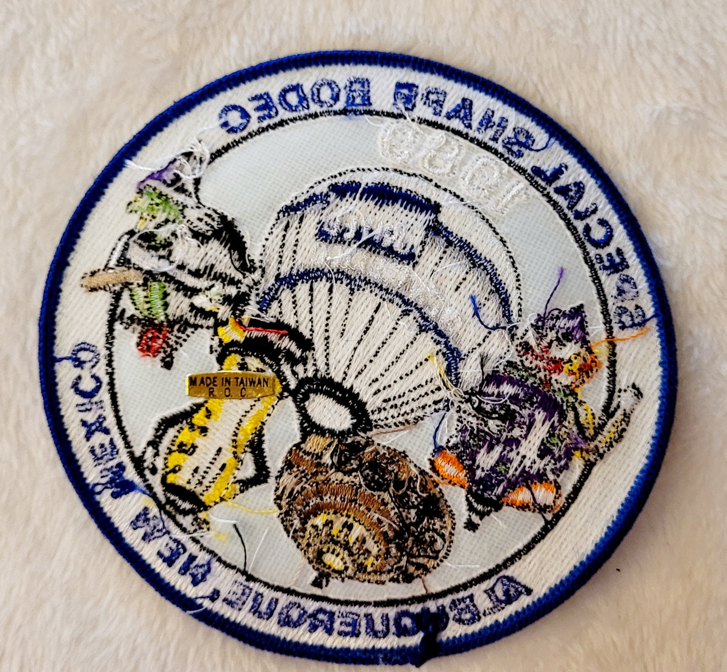 Special Shape Rodeo 1989 *Hot Air Balloon 4" Round Patch