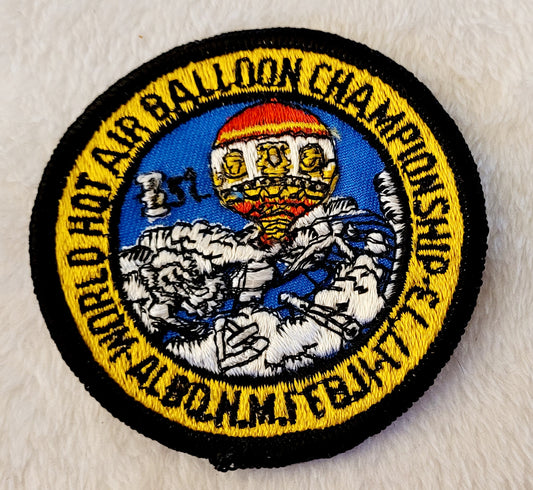 World Hot Air Balloon Champ. '73 *Hot Air Balloon 3" Round Patch