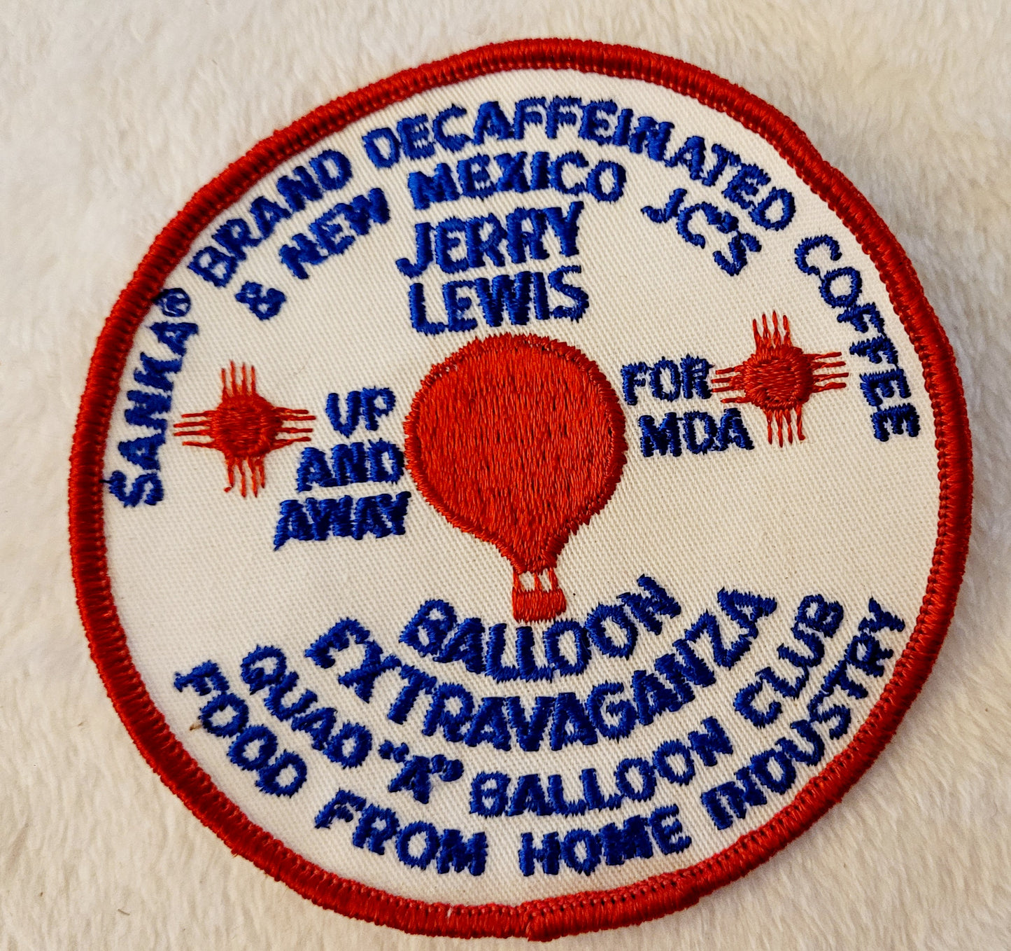 Up & Away for MDA *Hot Air Balloon 4" Round Patch