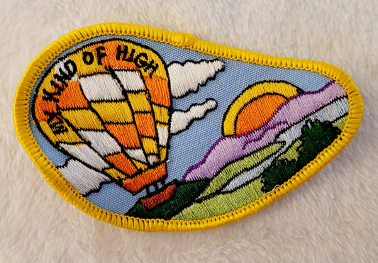 "My Kind of High" Scenic View *Hot Air Balloon Patch