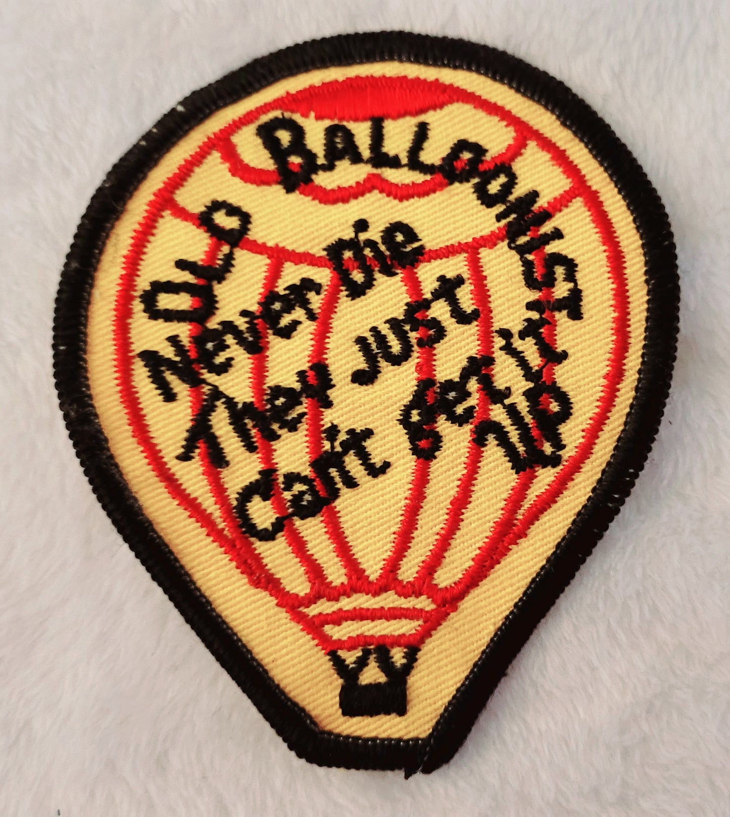 Old Balloonists Funny Saying *Hot Air Balloon Patch