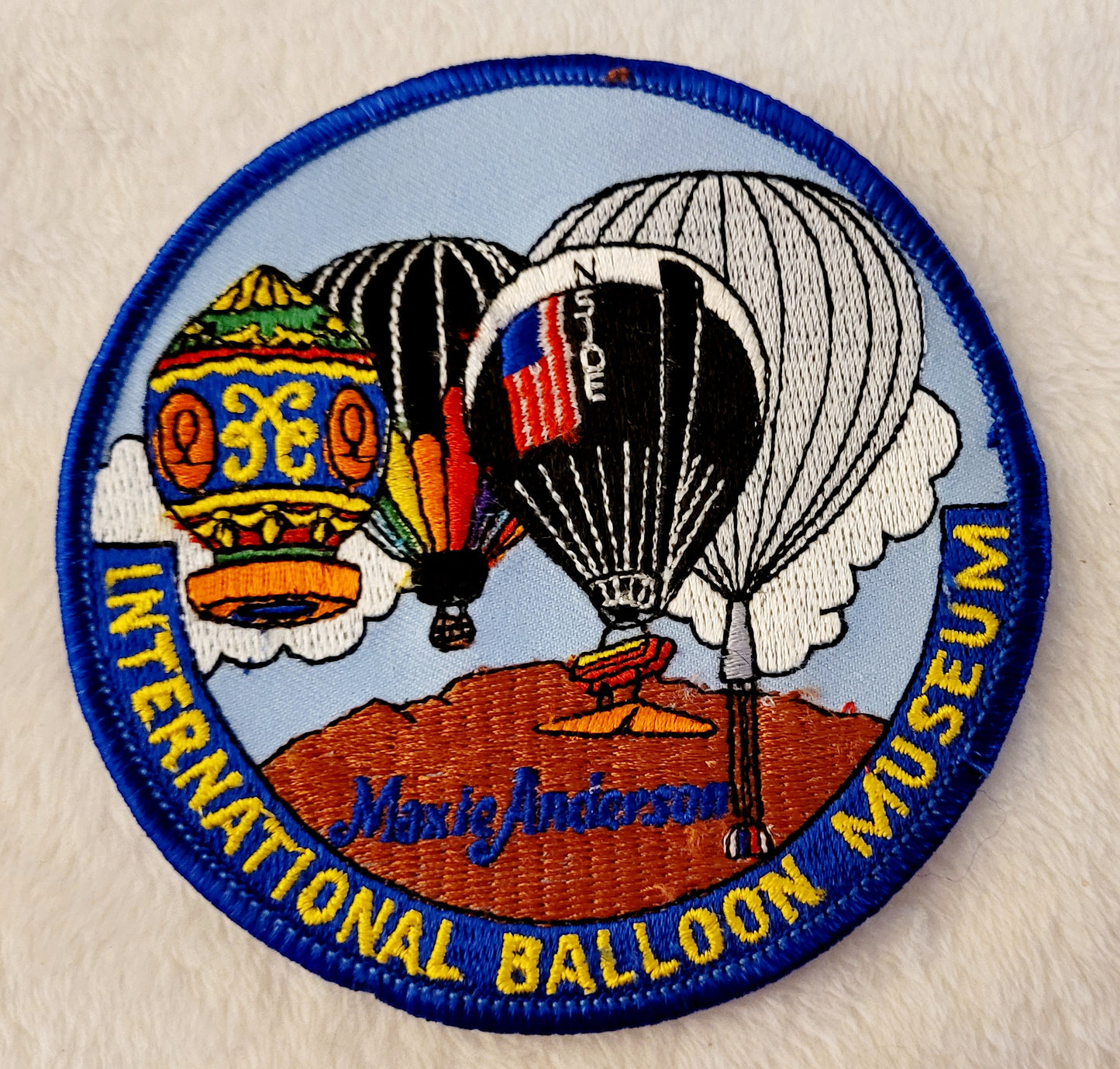 International Balloon Museum *Hot Air Balloon 4" Round Patch