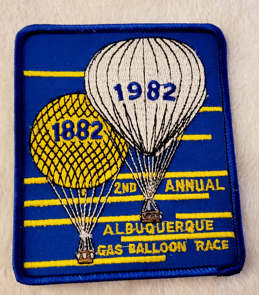 2nd Annual Gas Balloon Race 1982 *ABQ Int'l Balloon Fiesta Patch