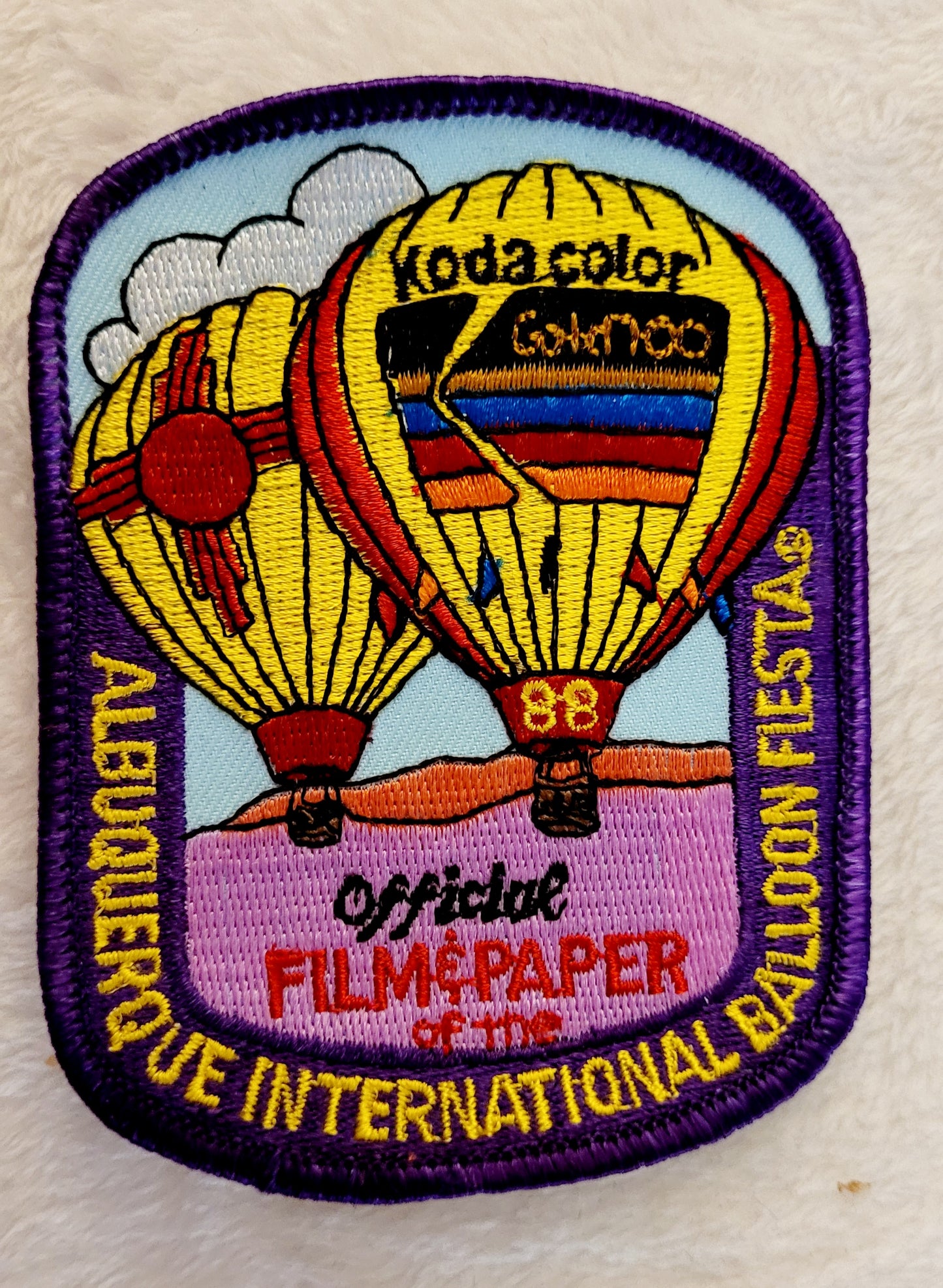 17th Annual ABQ Balloon Fiesta 1988 *ABQ Int'l Hot Air Balloon Fiesta Patch
