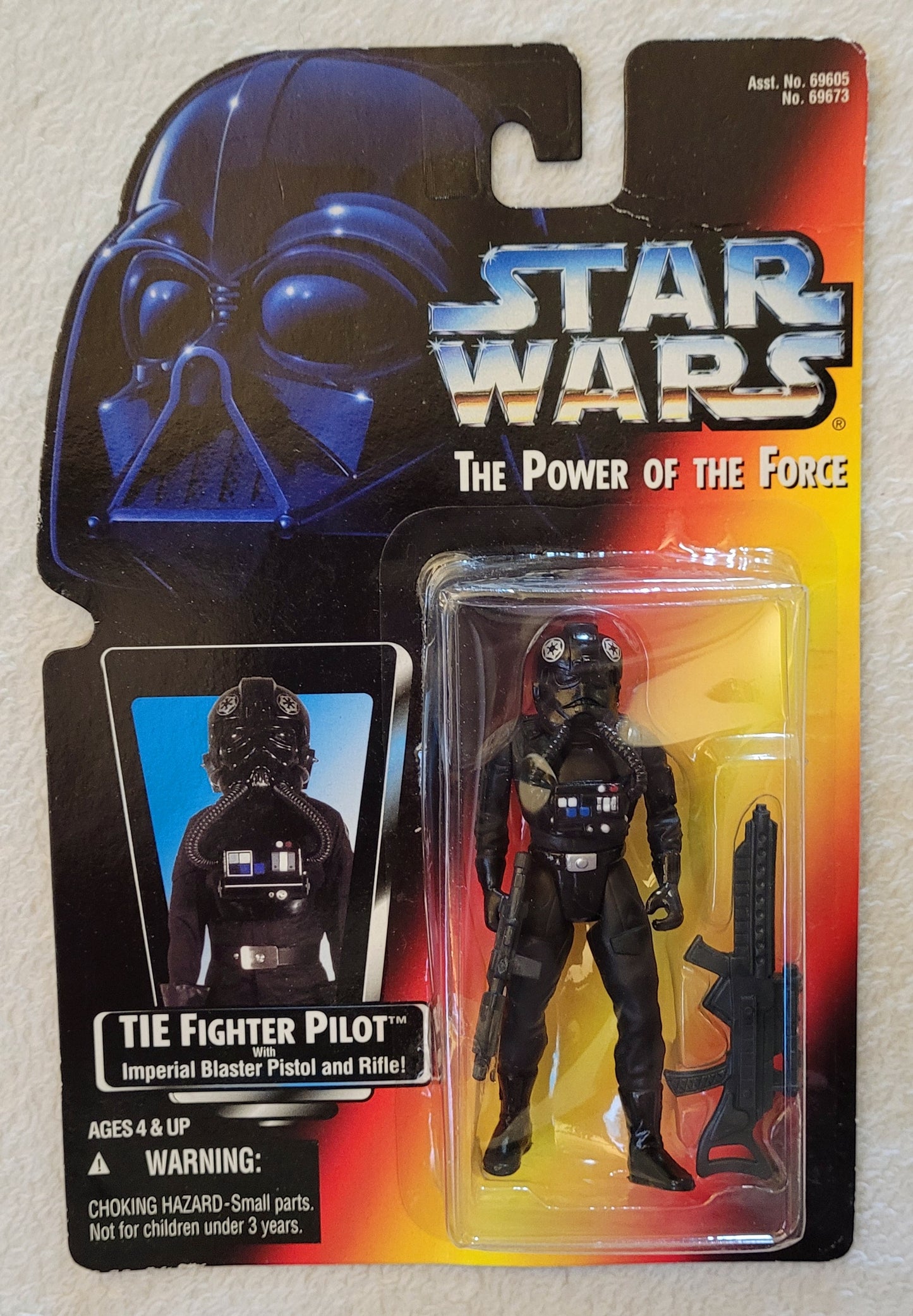 NEW *Star Wars Power of the Force TIE Fighter Pilot Red Card