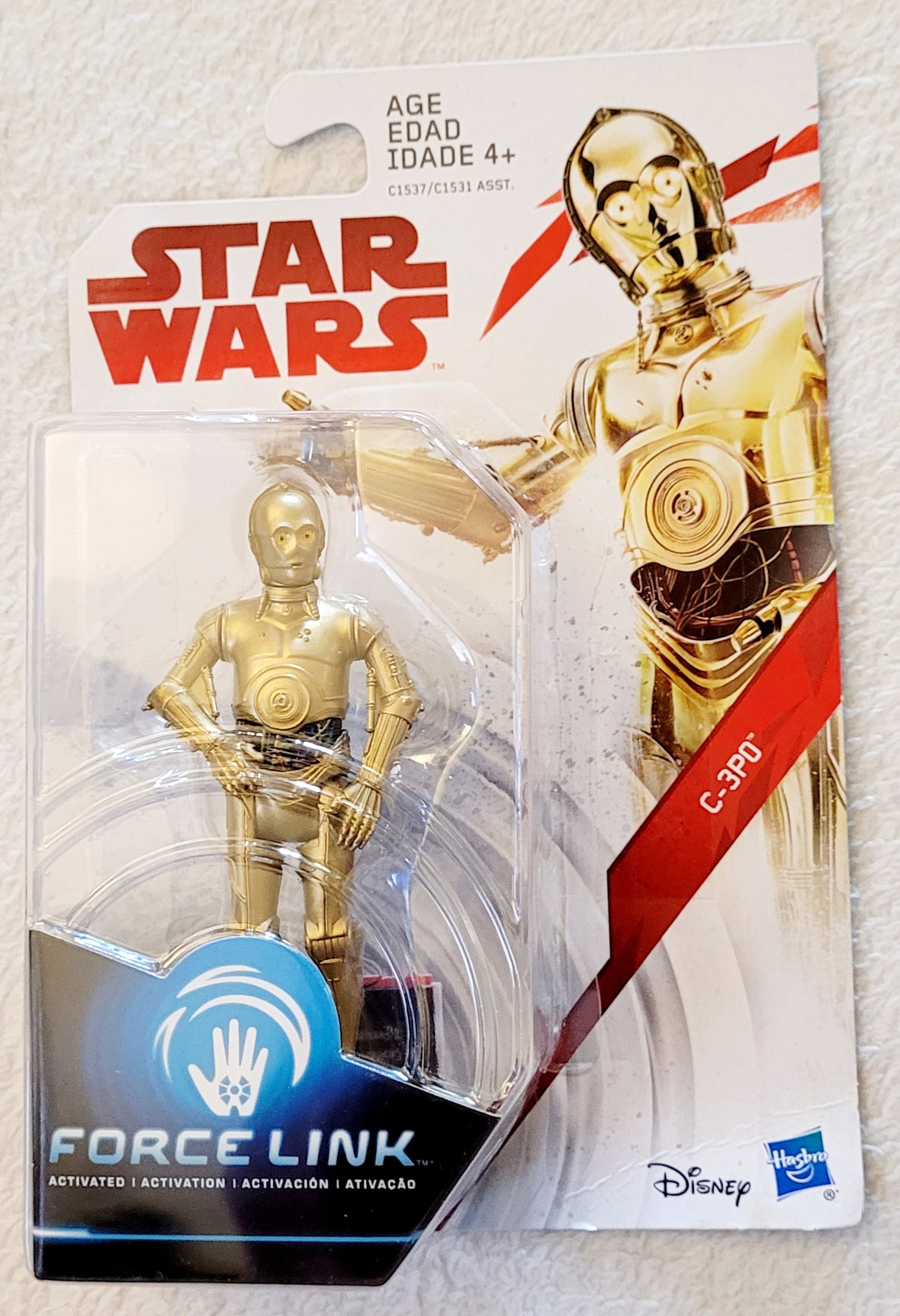 NEW *Star Wars "C-3PO" / Force Link 4 Sound