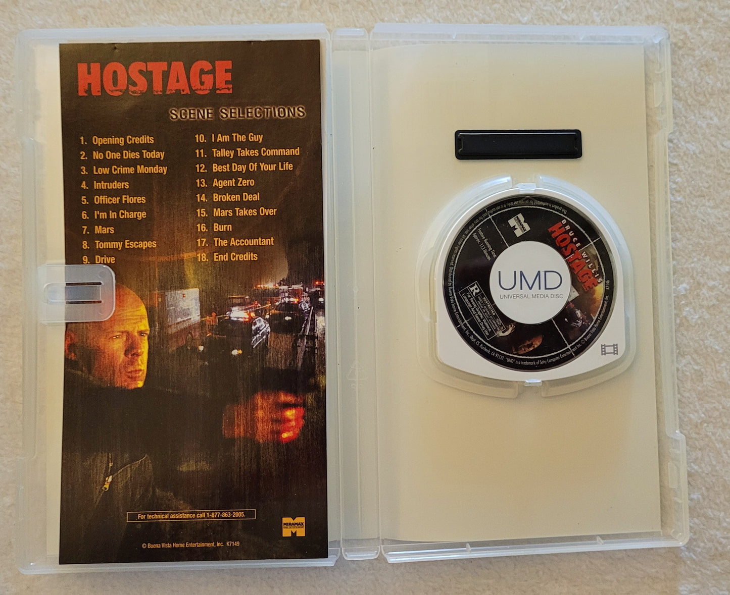 Bruce Willis in "Hostage" - UMD Video for PSP