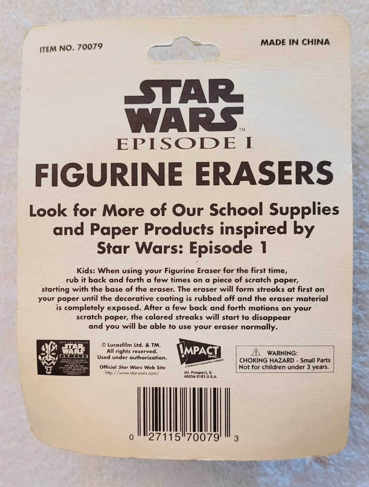 NEW *Star Wars: Episode 1 "Watto" Figurine Erasers