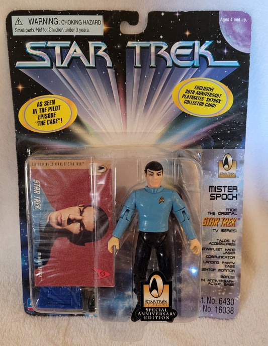 Vintage *Star Trek: Mister Spoch Figure w/ 30th Anniv.