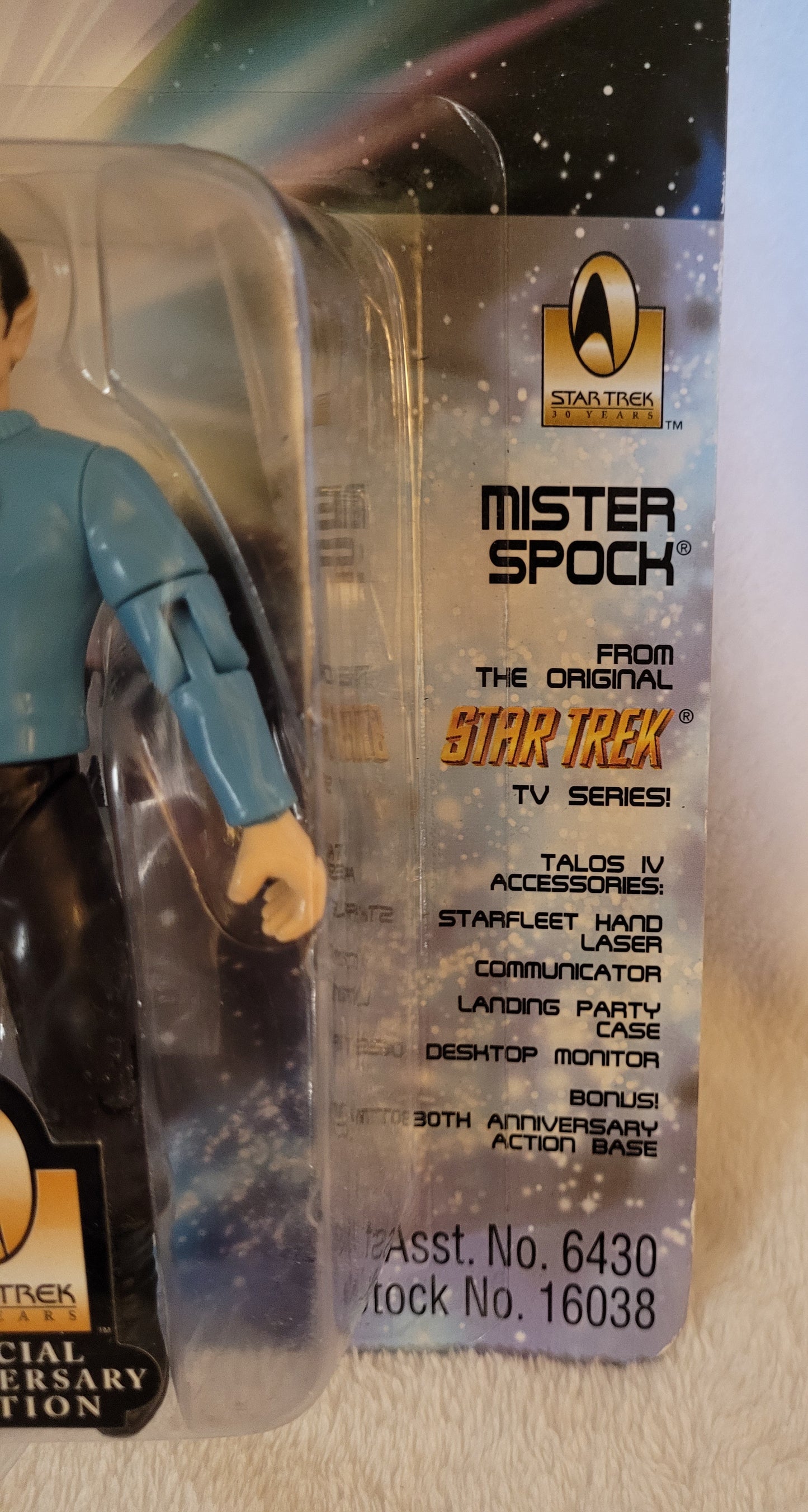 Vintage *Star Trek: Mister Spoch Figure w/ 30th Anniv.