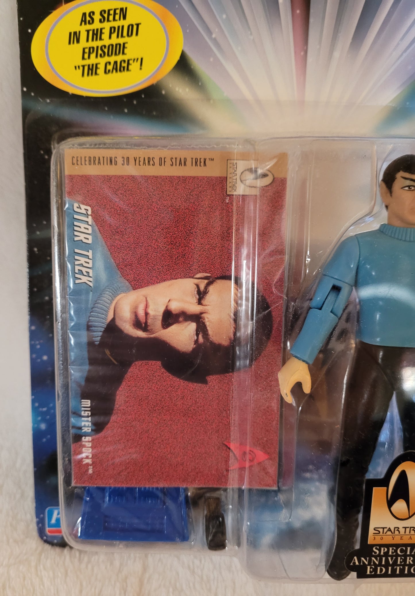 Vintage *Star Trek: Mister Spoch Figure w/ 30th Anniv.