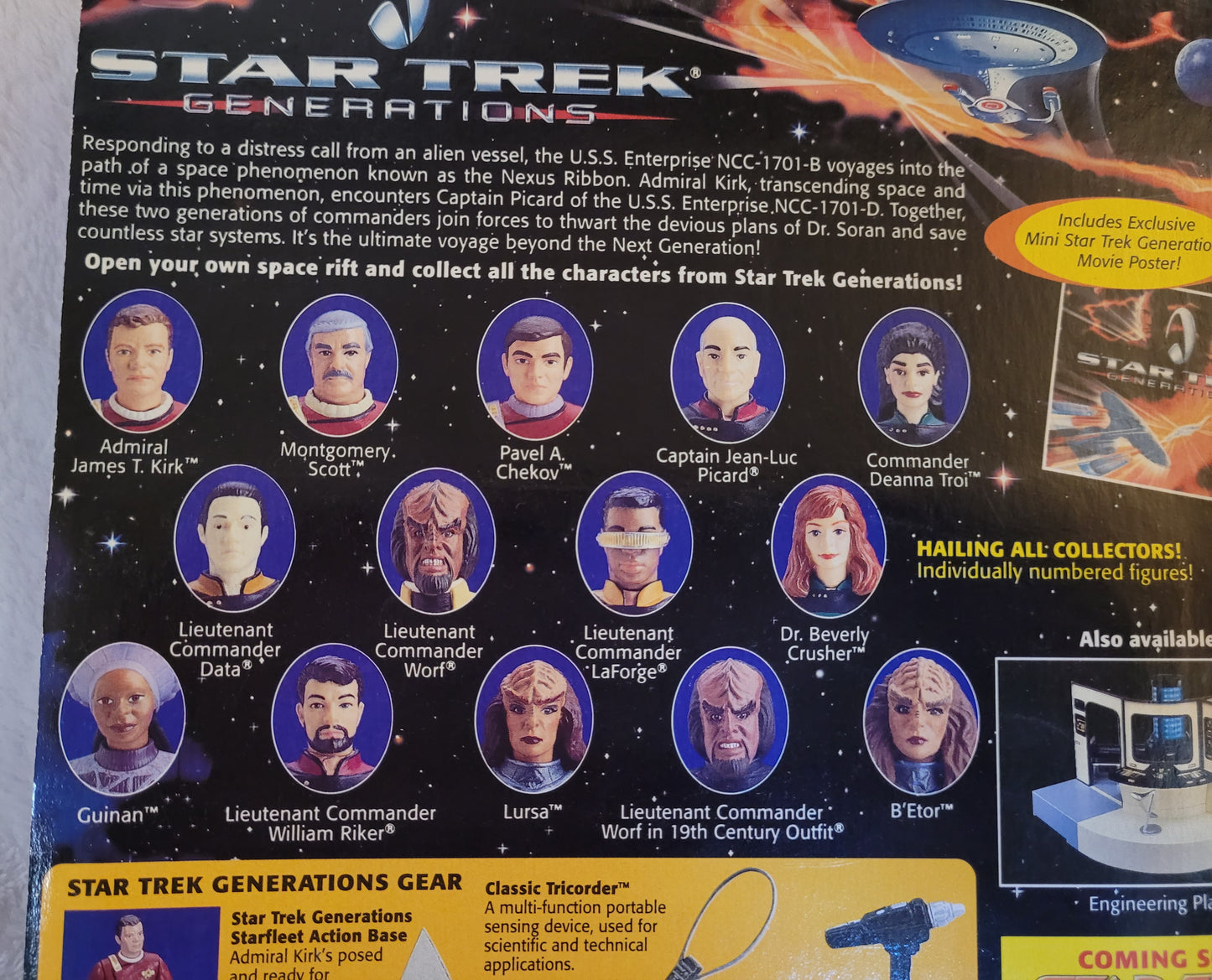 Star Trek Generations: Admiral Kirk Action Figure (1994)