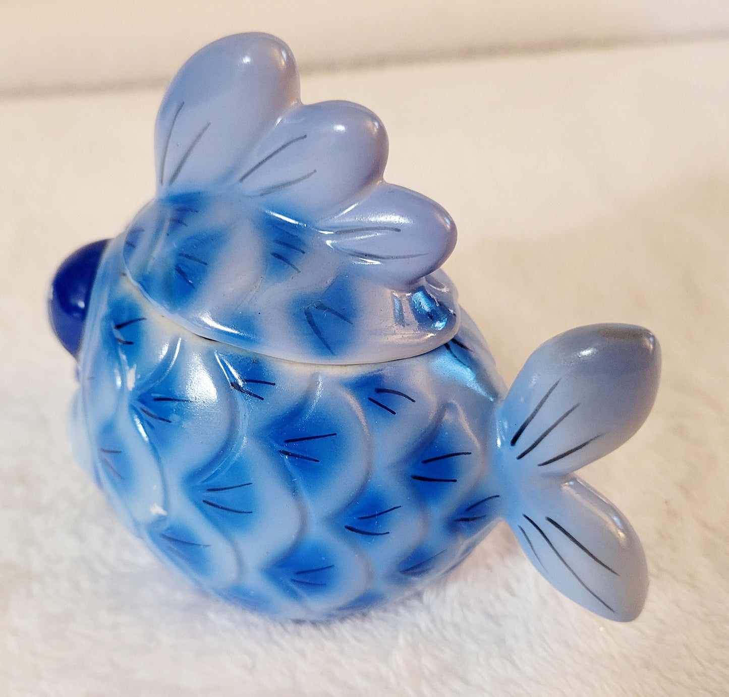 New *Disney Pixer Colorful Blue Fish Trinket Box