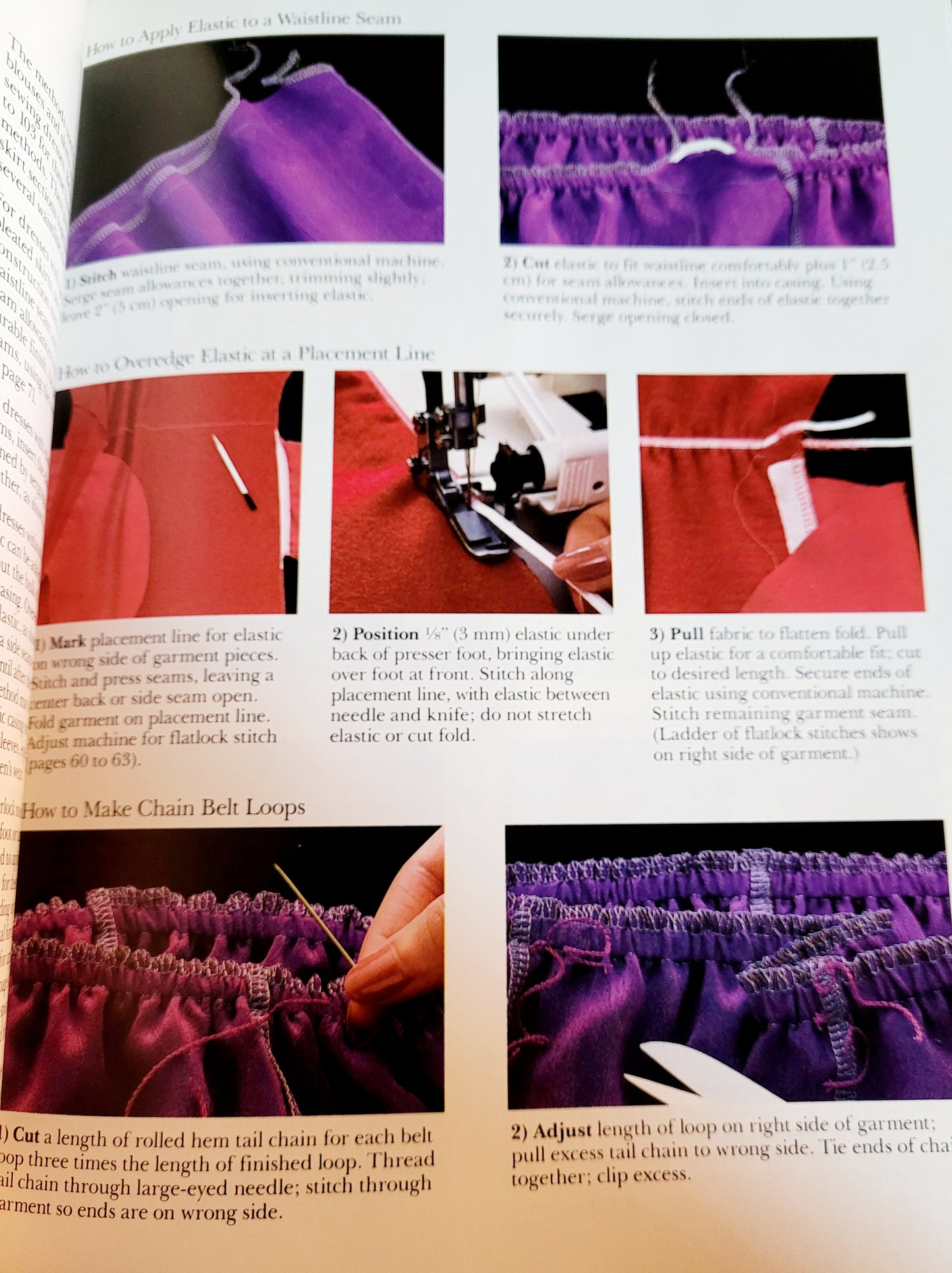 "Sewing with an Overlock" (A Singer Sewing Reference Library) 350+ Colored Pages