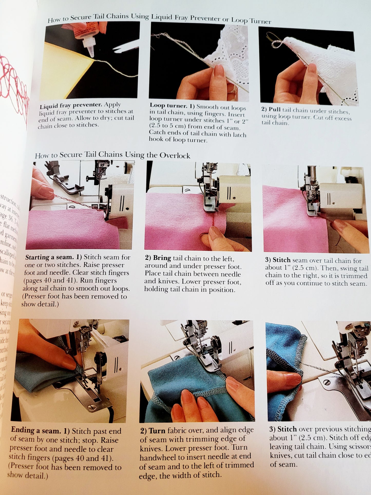 "Sewing with an Overlock" (A Singer Sewing Reference Library) 350+ Colored Pages