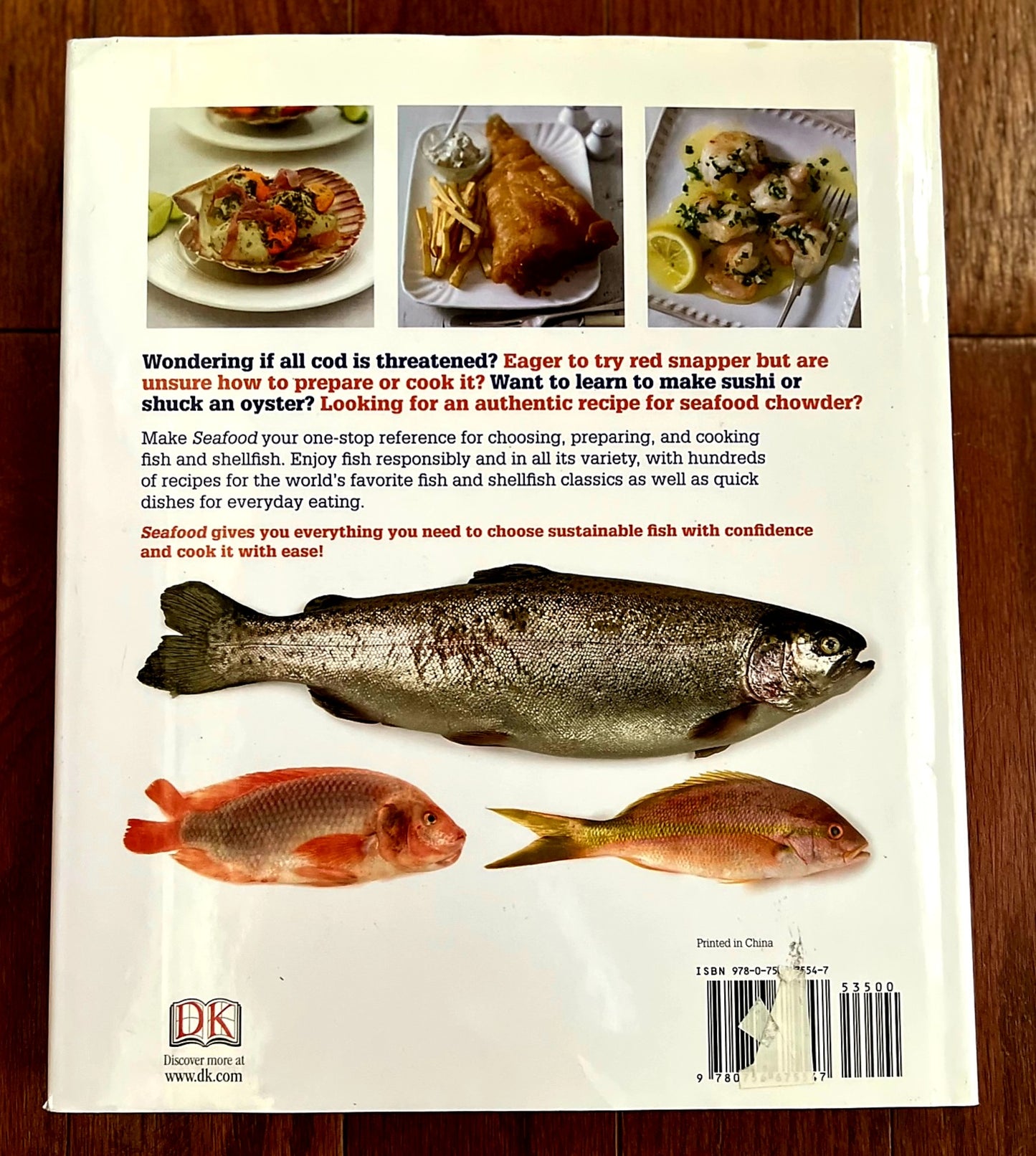 SEAFOOD *Hardback 400+pgs Cookbook + So Much More