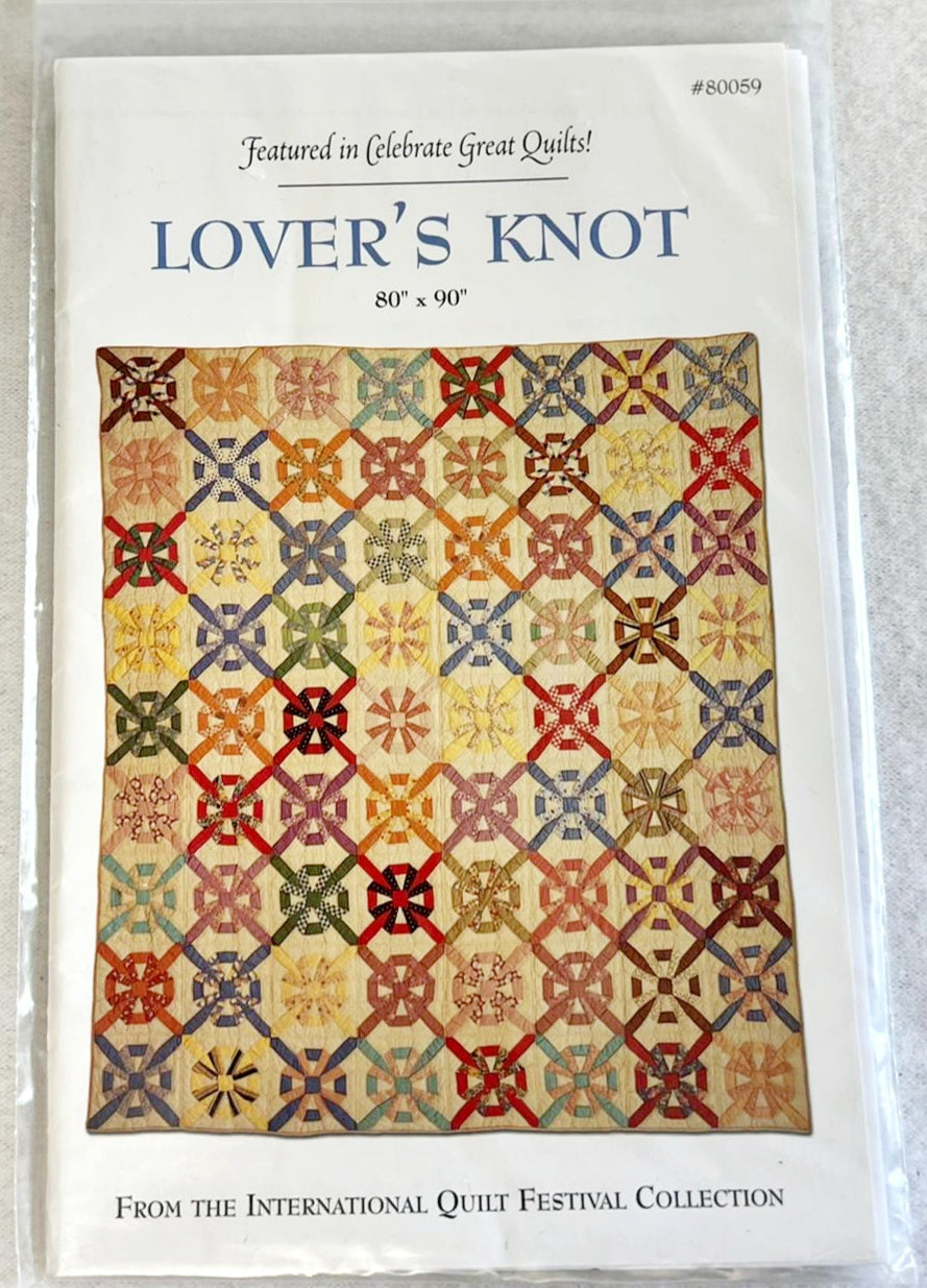 New *C & T Publishings Quilt: "Lover's Knot" 80" x 90"