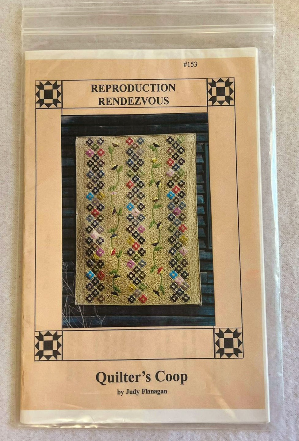 Quilt *Reproduction Rendezvous Pattern #153 (41.5" x 63.5")
