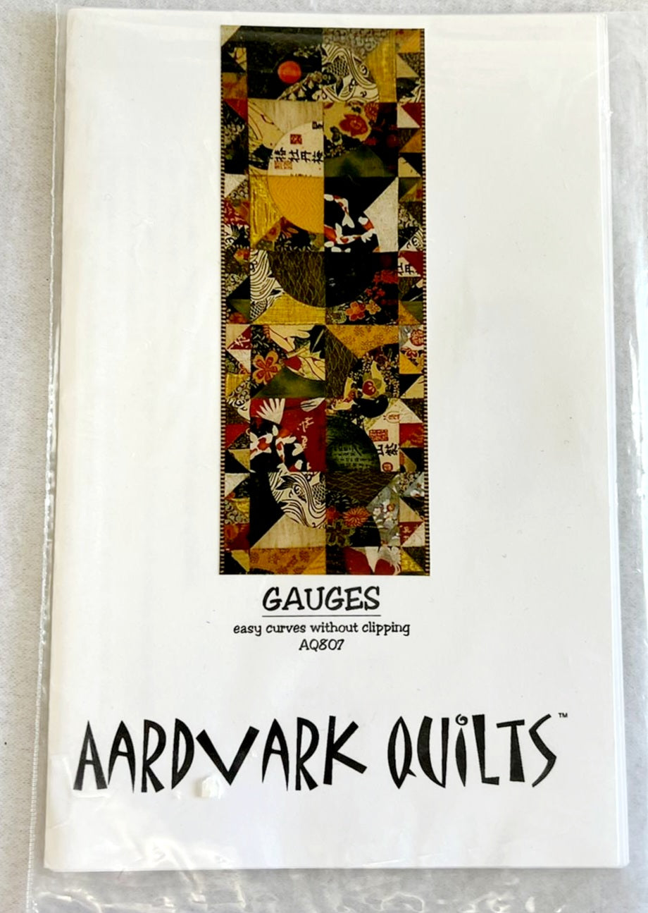 “Gauges” Aardvark Quilt Patterns *Create (3) Sizes: Throw, Twin & Queen