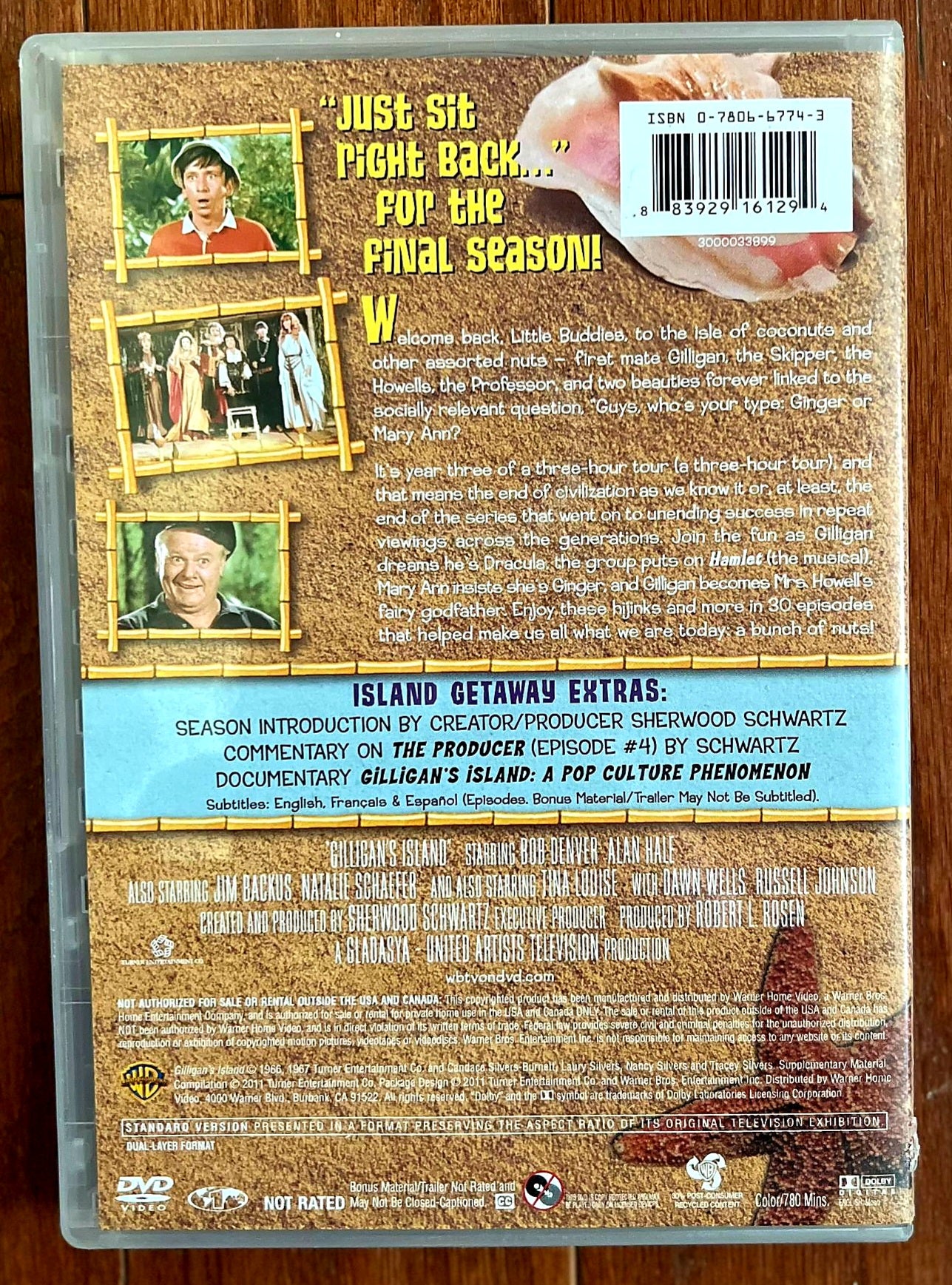 "GILLIGAN'S ISLAND" *The Complete 3rd Season on DVD