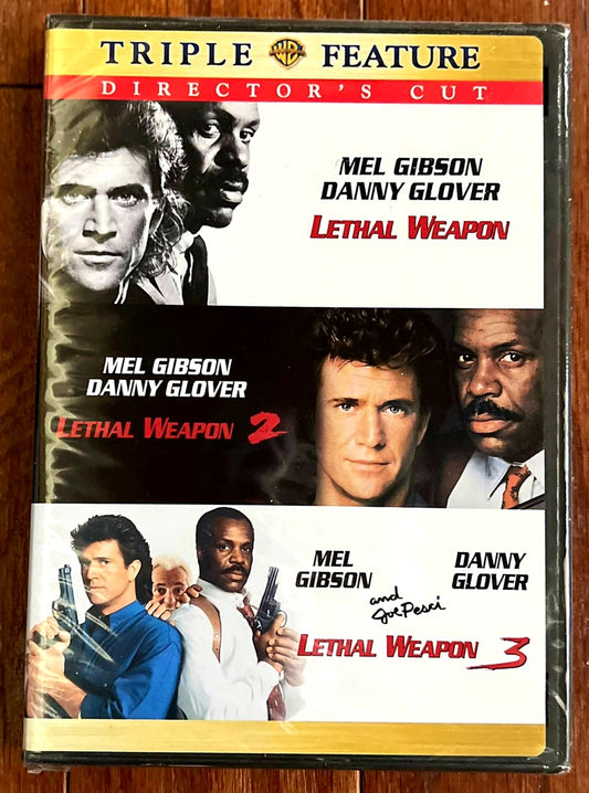 BRAND NEW *Triple Feature "LETHAL WEAPON 1-3" on DVD