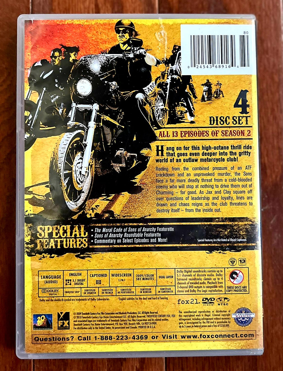 Sons of Anarchy *Complete Season 2 on DVD