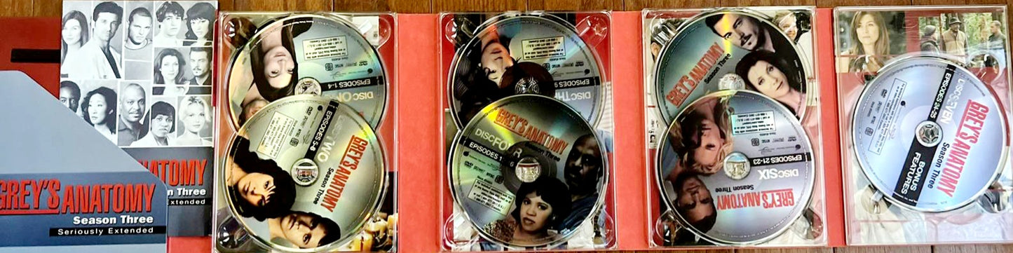 'GREY'S ANATOMY' *The Complete Seasons 2, 3 on DVD
