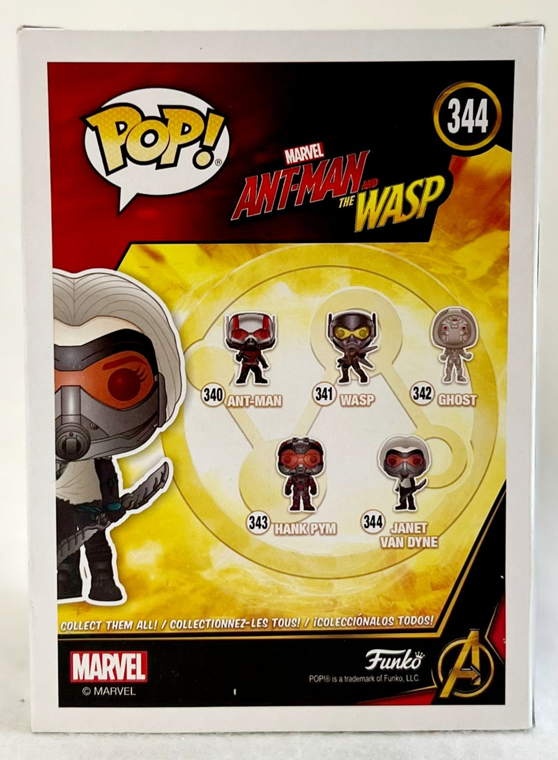 FUNKO POP!! #344 Janet Van Dyne 'Ant-Man & Wasp'