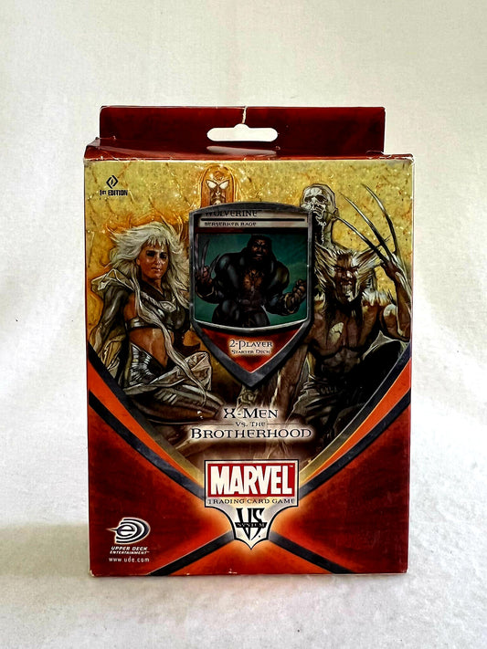 X-men vs. Brotherhood *Marvel Game Cards Deck (2 player) NIB -2004